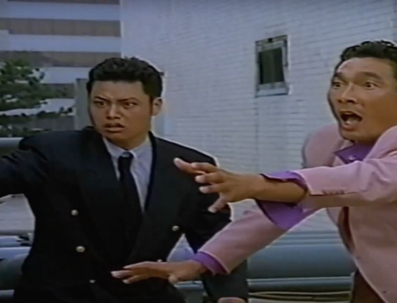 영화 ‘총잡이’(1995년)에 단역으로 출연했던 양치승 관장(왼쪽). 인터넷 캡처