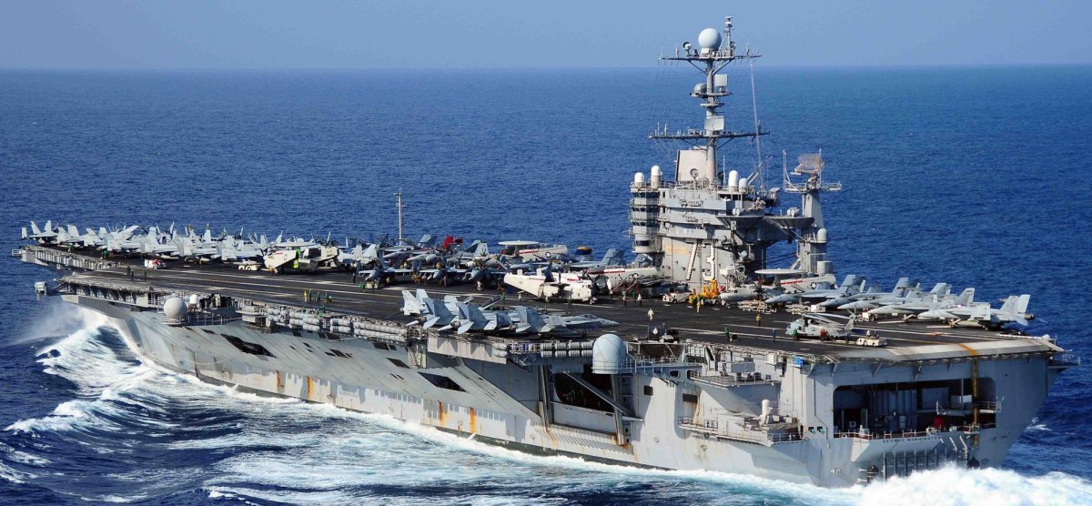 내년 일본 요코스카 기지에 배치되는 미 해군의 핵추진항공모함 조지워싱턴(CVN 73). 출처 미 해군 홈페이지