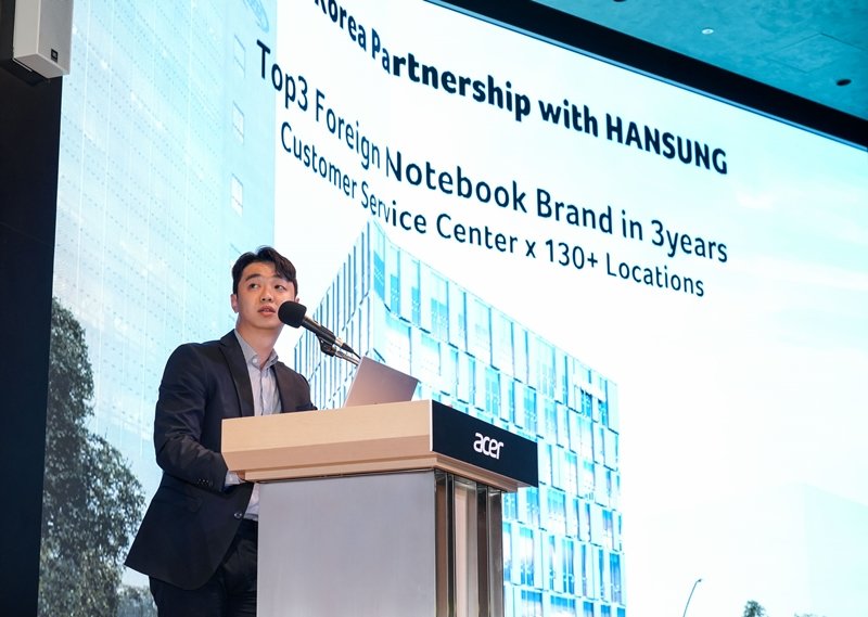 에이서 한국 법인 웨인 니엔 대표. 출처=에이서