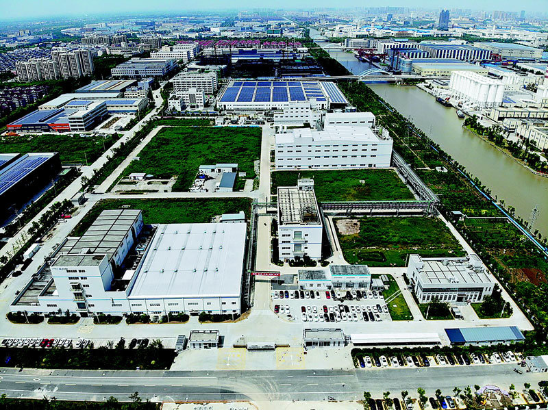 포스코퓨처엠과 화유코발트가 2019년 준공한 중국 저장성의 양극재 합작법인 절강포화 생산시설 전경. 두 회사는 경북 포항 블루밸리
 산단에 2027년까지 전구체와 고순도 니켈 원료 생산라인을 완공하겠다고 3일 밝혔다. 포스코퓨처엠 제공