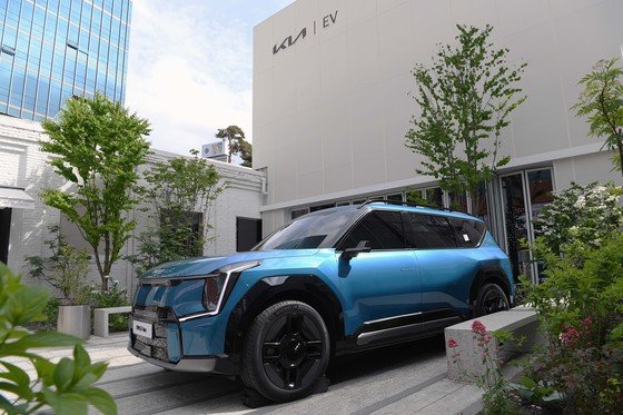 기아의 대형 전기 SUV ‘EV9’. 현대자동차그룹 제공