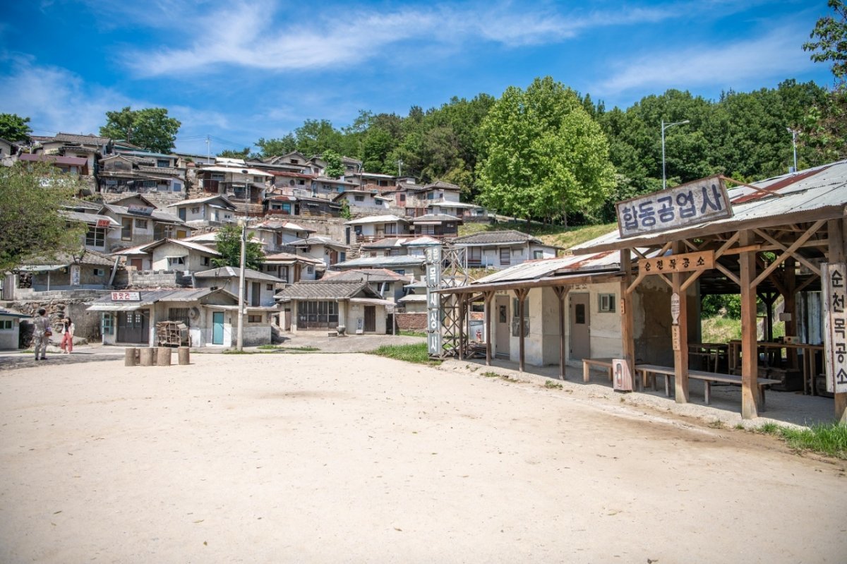 전남 순천시 조례동에 있는 드라마세트장. 남도영화제가 2023순천국제정원박람회와 연계해 순천에서 열린다.