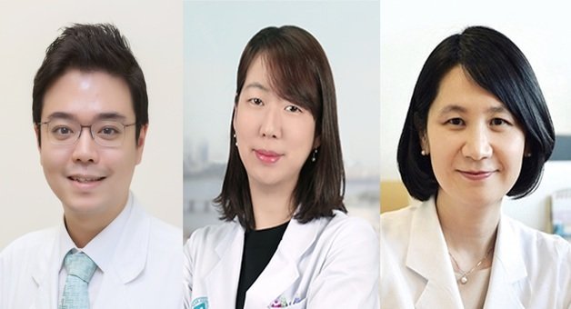 (왼쪽부터) 서울아산병원 내분비내과의 정창희·조윤경 교수와, 건강의학과 김홍규 교수(서울아산병원 제공)
