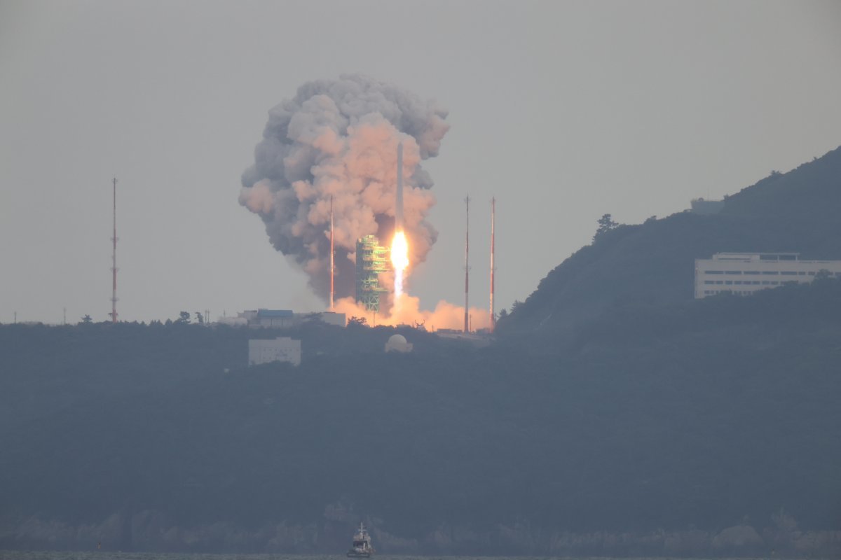 한국형 우주발사체 누리호(KSLV-Ⅱ)가 25일 오후 전남 고흥군 나로우주센터에서 발사되고 있다. 2023.5.25. 뉴스1