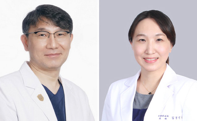 김신곤(왼쪽), 김경진 고려대 안암병원 교수