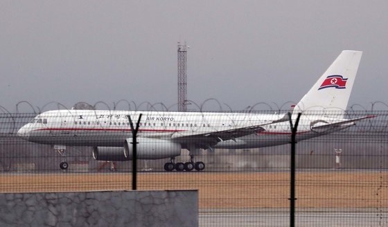 러시아 블라디보스토크공항에 북한 고려항공 여객기가 착륙하고 있다. 2019.4.23/뉴스1 ⓒ News1