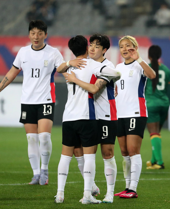 한국 여자축구대표팀. 2023.4.11/뉴스1