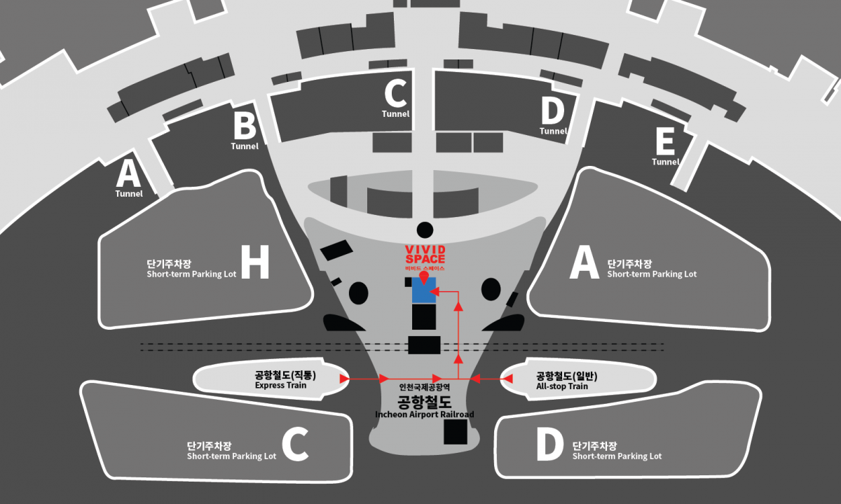 비비드 스페이스 위치도. 한국콘텐츠진흥원 제공