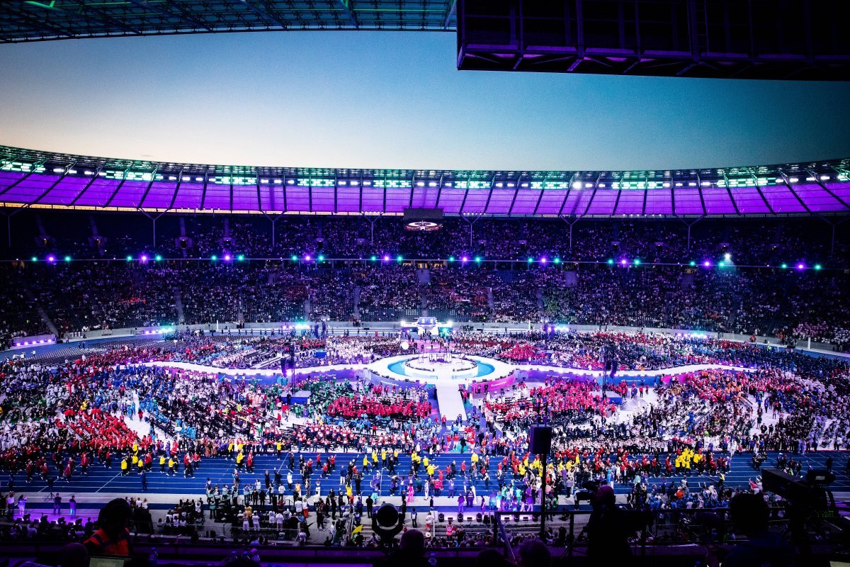 2023 베를린 여름 스페셜 올림픽 개회식이18일 독일 베를린 올림피아 스타디움에서 열렸다. 스페셜올림픽코리아 제공