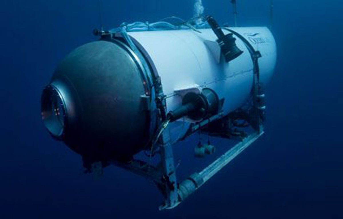 폭발로 탑승객 5명 전원 사망한 것으로 파악된 오션게이트의 타이태닉 잔해 관광 잠수함 ‘타이탄’ 모습.