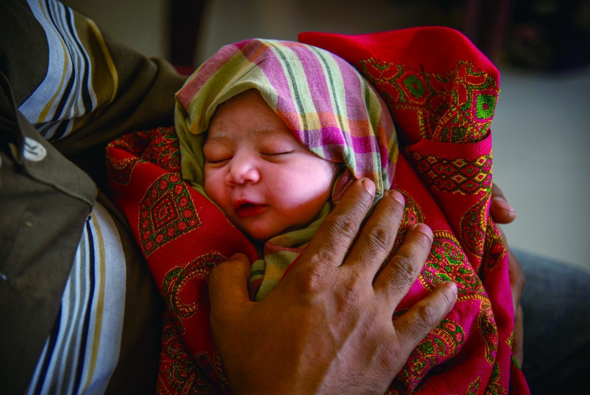 방글라데시 가이반다에서 모자보건 서비스로 출산한 아동. 세이브더칠드런 제공