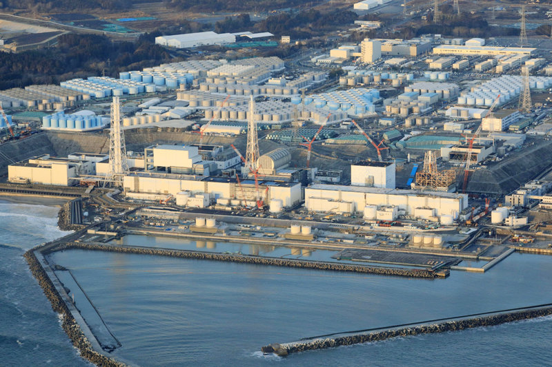 일본 후쿠시마에 있는 제1원자력발전소의 모습. 일본은 다핵종제거설비(ALPS)로 오염수를 처리한 뒤 해양에 방출할 계획이다. AP 뉴시스