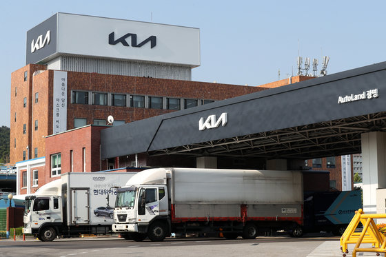 경기 광명 기아자동차 소하리 공장 모습. 2021.7.28/뉴스1
