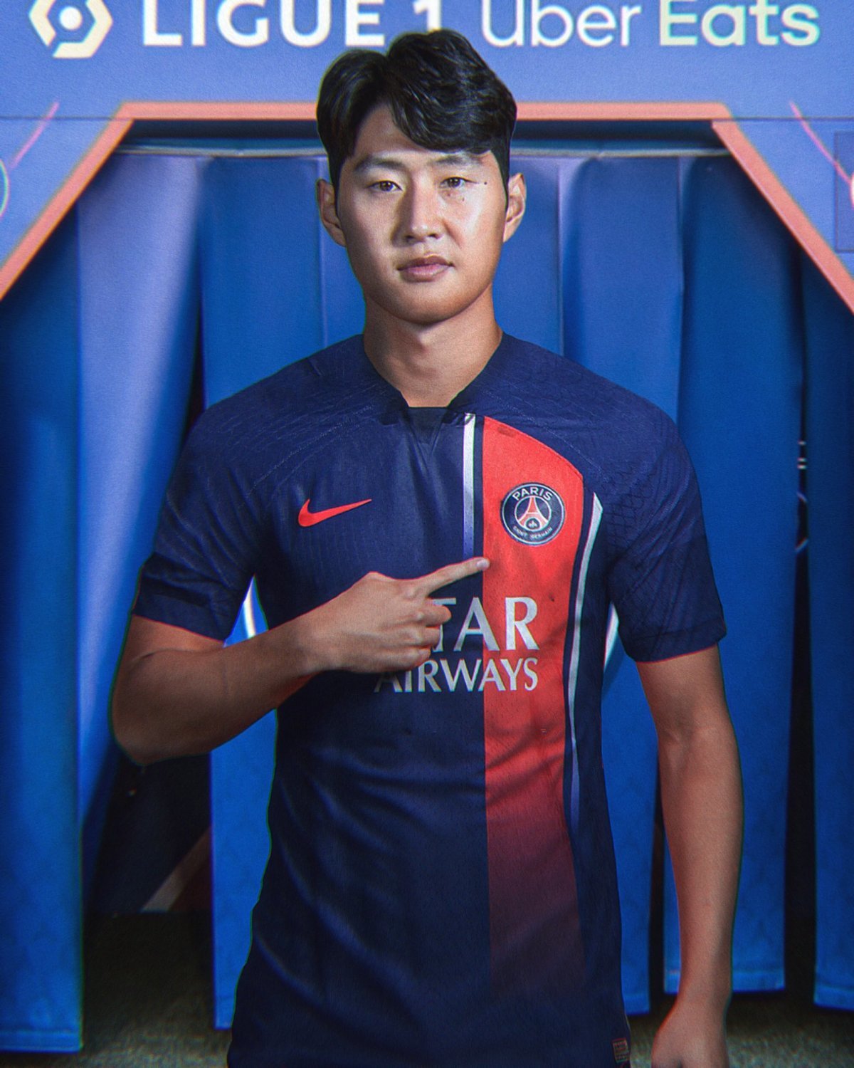 이강인이 프랑스 리그1 파리생제르맹(PSG) 이적을 앞뒀다는 유럽 매체들의 보도가 나오고 있다. 현지 축구팬들은 PSG 유니폼을 입은 이강인의 합성 사진을 만들기도 했다. 사진 출처 파브리치오 로마노 트위터