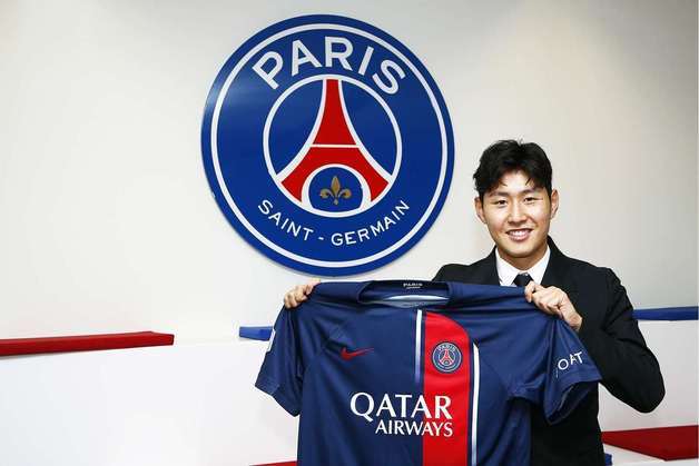 PSG 입단한 이강인 (PSG 홈페이지)