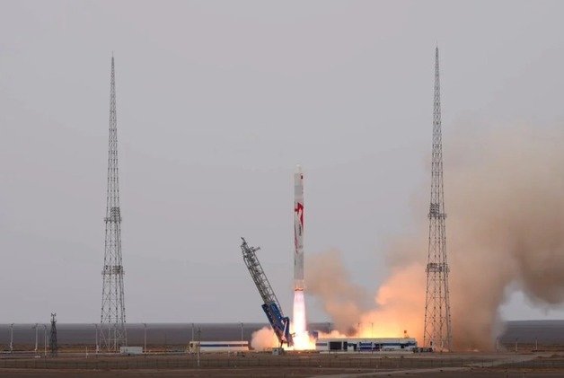 발사 현장 - 웨이보 갈무리