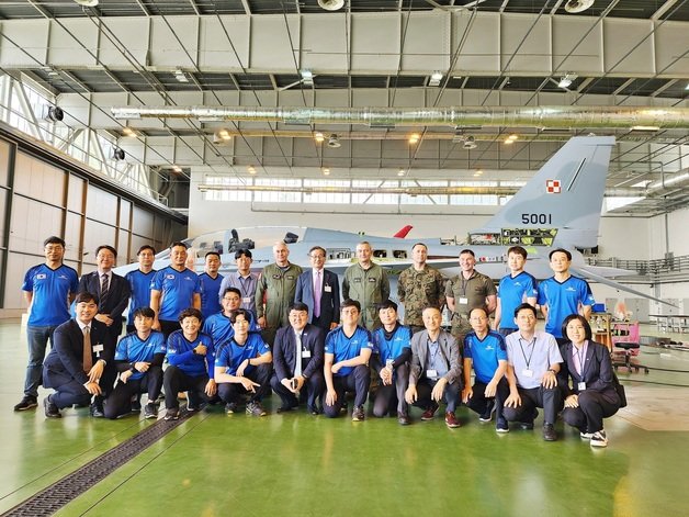 폴란드에 납품된 FA-50GF(KAI 제공).