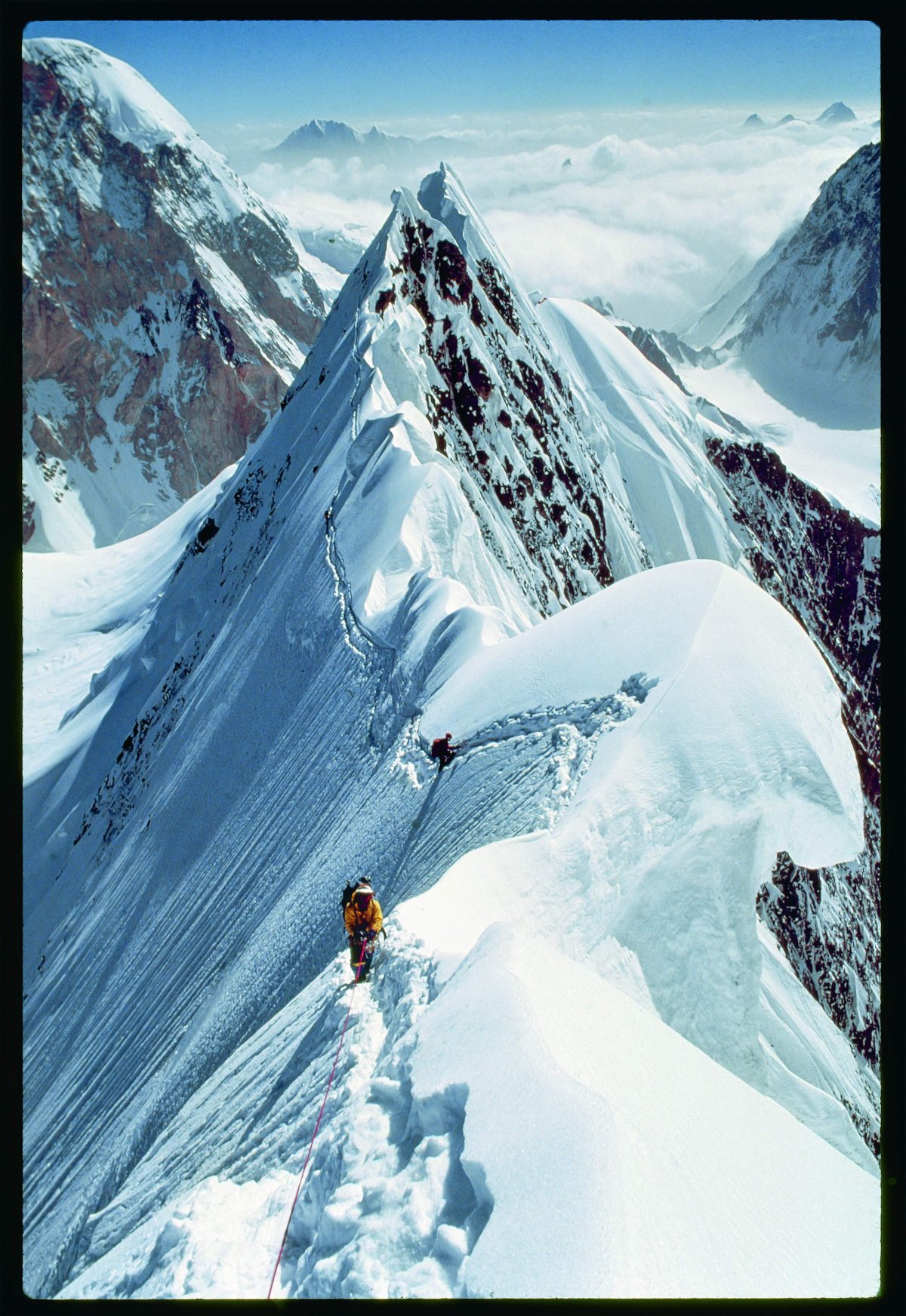 K2를 오르는 저자. 라이팅하우스 제공