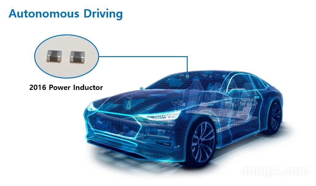 자율주행차에 탑재되는 삼성전기 파워인덕터
