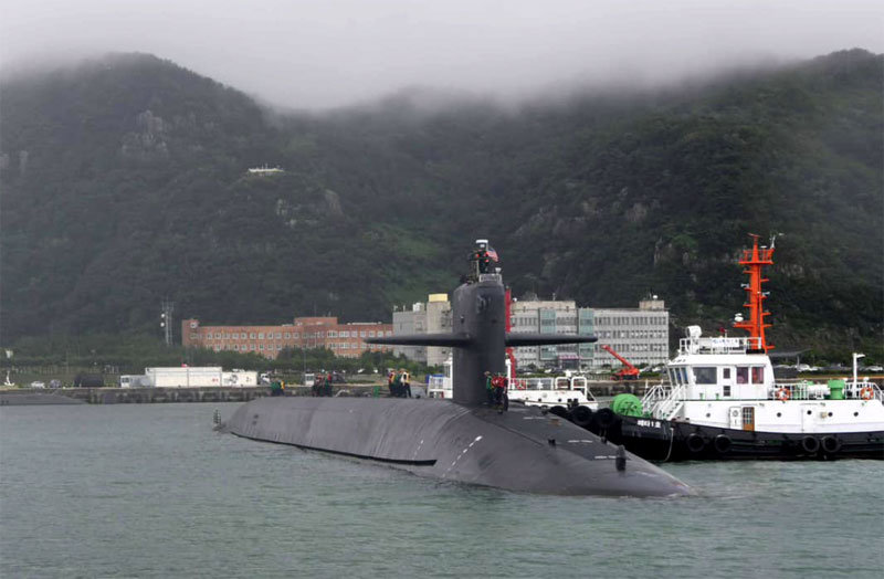 미국 오하이오급 전략핵잠수함 켄터키함