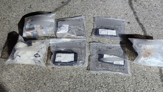 해운대, 중구, 부산진구 등 부산 전역에서 해외발송 미확인 우편물이 신고됐다. 부산소방재난본부 제공