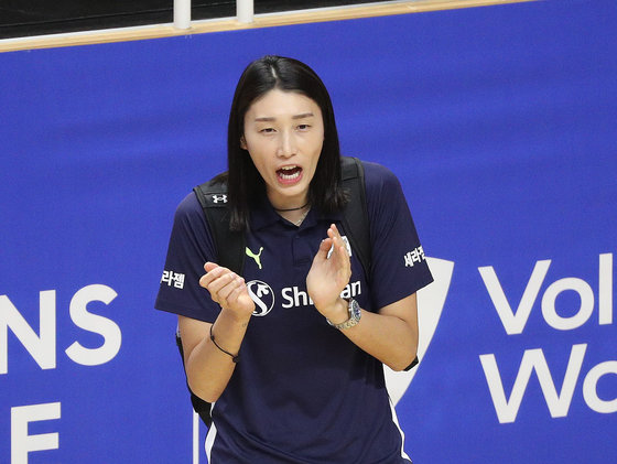 ???? ?? ????? ????? ???? 27? ?? ?? ??? ?????????? ?? ??????(FIVB) ?????????(VNL) ???? ????? ????? ???? ???? ???? ??. 2023.6.27/??1