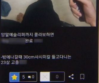 경기 성남시 분당구 서현역 흉기 난동 사건 피의자 최모 씨(22)는 지난달 29일 한 인터넷 커뮤니티에 흉기를 들고 있는 사진을 올리며 “밖에 나갈 때 사시미 칼 들고 다니는 고졸 배달원”이라고 적었다. 채널A