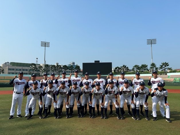 제11회 U15 아시아유소년야구대회 나설 야구 대표팀. 대한야구소프트볼협회 제공