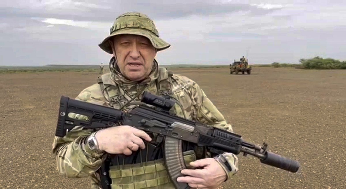 러시아 용병그룹 바그너의 수장 예브게니 프리고진. 텔레그램 캡처