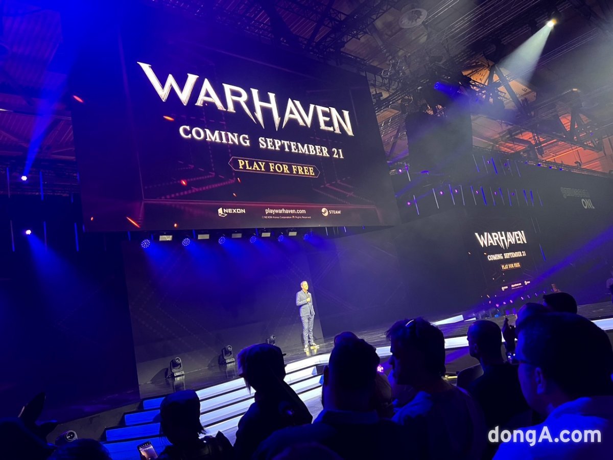 워헤이븐 얼리 액세스 일정 공개 현장. 넥슨 제공