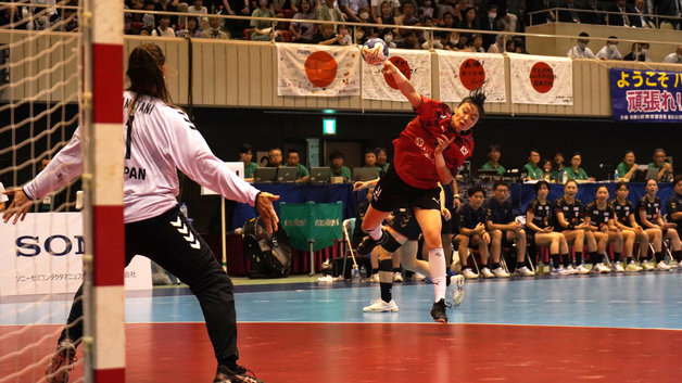 한국 여자핸드볼이 일본을 꺾고 파리 올림픽 본선 티켓을 획득했다. 대한핸드볼협회 제공