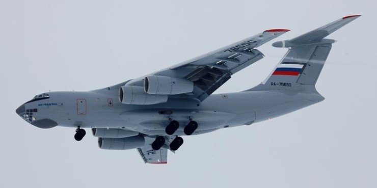1974년부터 구 소련이 생산해 배치한 전략 수송기 IL-76. 러시아 항공우주군 제공