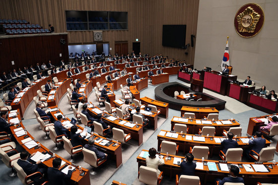 31일 국회에서 예산결산특별위원회 전체회의가 진행되고 있다. 2023.8.31/뉴스1