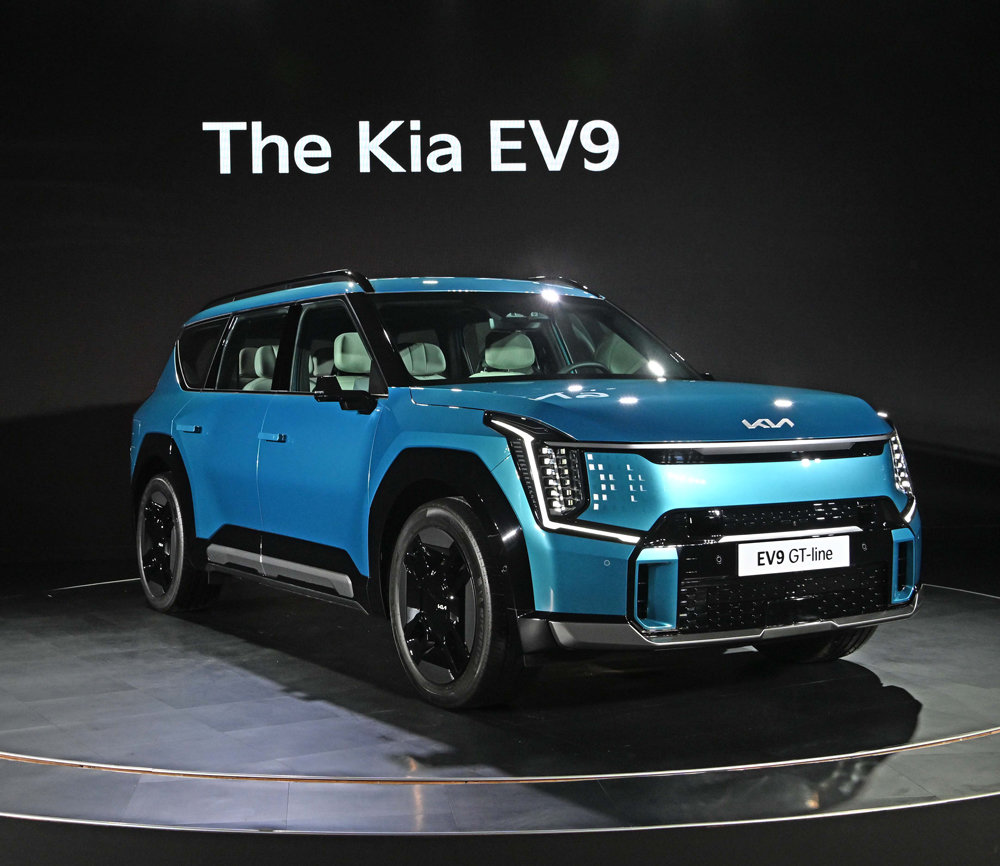 올해 안에 레벨3 자율주행 옵션이 탑재돼 출시될 기아 전기차 \'EV9 GT 라인\'. 기아 제공