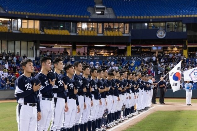 U18 한국 야구대표팀.(WBSC 제공)