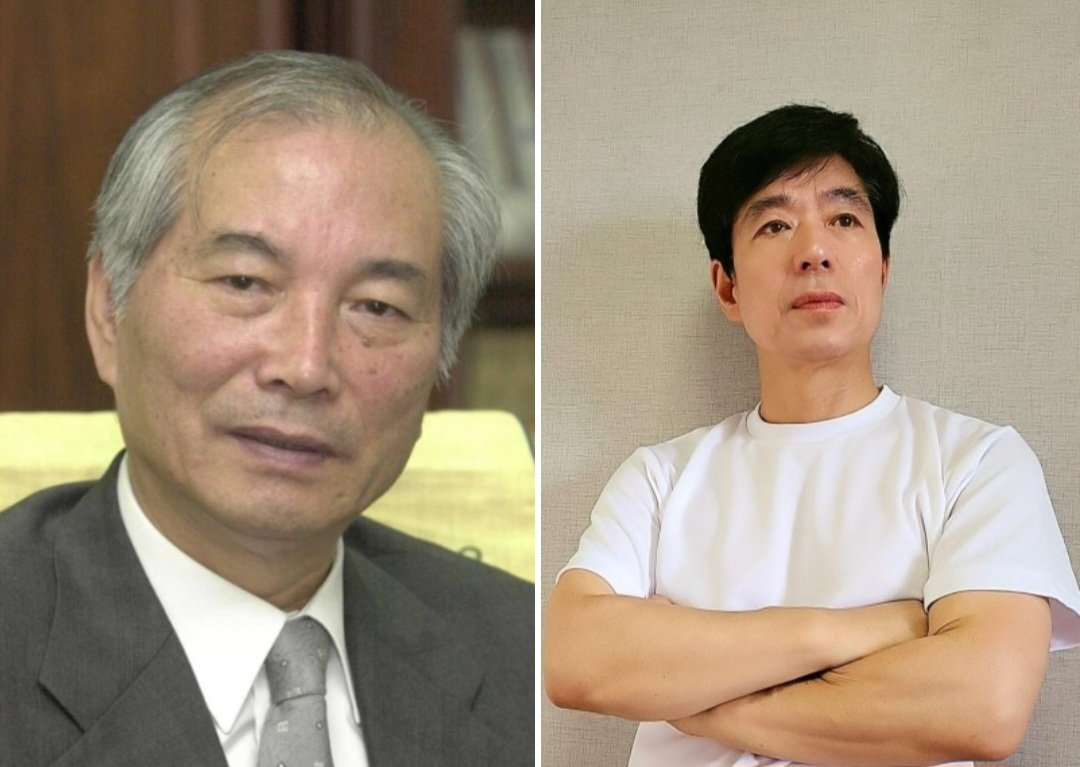 제10회 석정시문학상 수상자인 김남곤 시인(왼쪽)과 석정촛불시문학상을 수상한 오창렬 시인.
