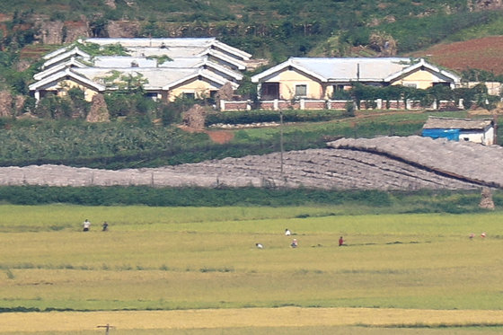 경기 파주 오두산 통일전망대에서 바라본 북한 황해북도 개풍군 일대. 2023.9.14/뉴스1