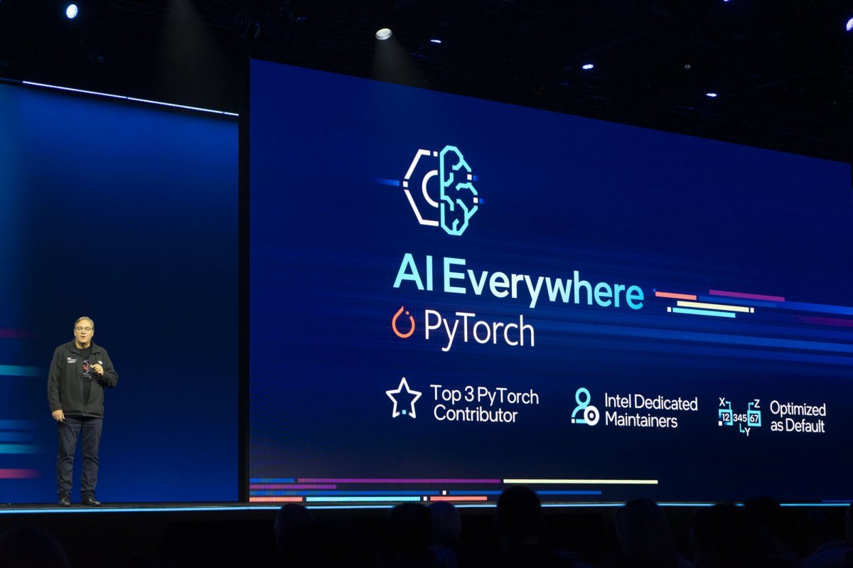 \'모든 곳에 인공지능(AI Everyware)\'은 인텔 이노베이션 2023의 주요 표어 중 하나다 / 출처=IT동아