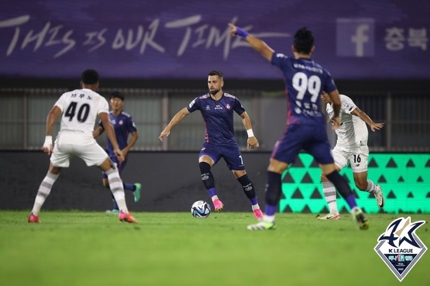 충북청주FC 피터. 한국프로축구연맹 제공