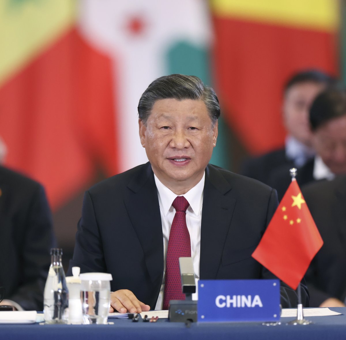 남아프리카공화국에서 지난달 열린 ‘중국-아프리카 국가 지도자 대화’에서 기조연설을 하는 시진핑 중국 국가주석. 요하네스버그=신화 뉴시스