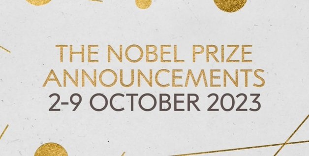 내달 2일부터 2023 노벨상 수상자들이 차례로 발표된다. 노벨위원회 홈페이지 갈무리