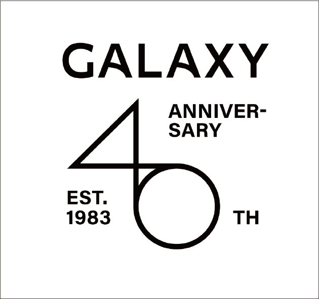 삼성물산 패션 부문의 대표 남성복 브랜드 갤럭시(GALAXY)가 올해 9월 론칭 40주년을 맞았다. 갤럭시 40주년 기념 로고.