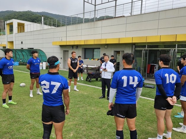 한국 럭비 대표팀 (대한럭비협회 제공)