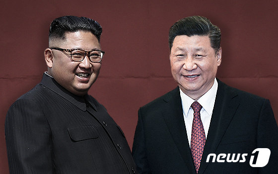 김정은 북한 노동당 총비서(왼쪽)과 시진핑 중국 국가주석.ⓒ News1 DB