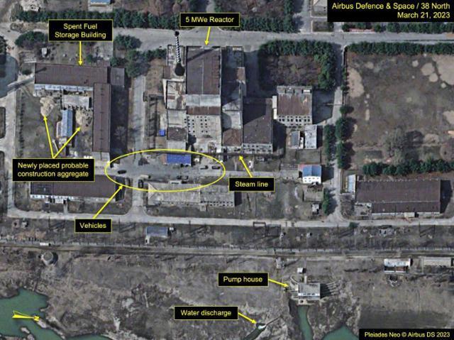 미국의 북한 전문매체 38노스가 공개한 북한 영변 핵시설 위성사진. 38노스 홈페이지