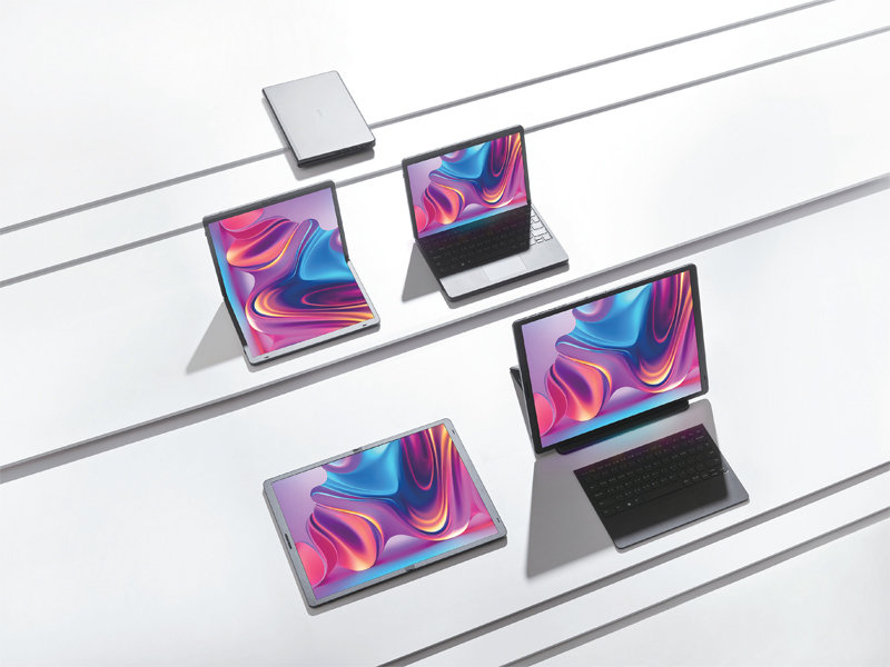 ‘한국 브랜드 최초의 폴더블 노트북’ LG 그램 폴드의 다양한 폼팩터 변신.