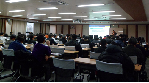 한국경영개발원이 무상 정책금융 활용법을 강연하고 있다. 한국경영개발원 제공