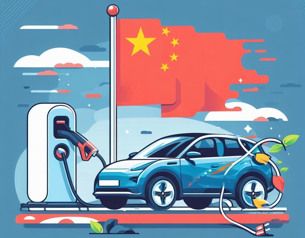 중국 전기차 시장이 빠르게 재편되고 있다. 가열되는 가격 인하 경쟁으로 소형 전기차 제조사는 버티기 어려워졌다. 이미지는 MS 빙의 AI 이미지 크리에이터로 생성. 