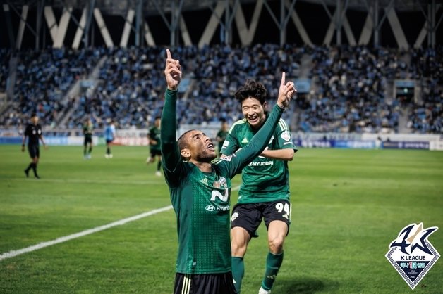 전북 구스타보. 한국프로축구연맹 제공