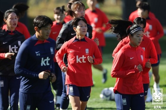 한국 여자 축구 대표팀. (대한축구협회 제공) 2023.10.16/뉴스1